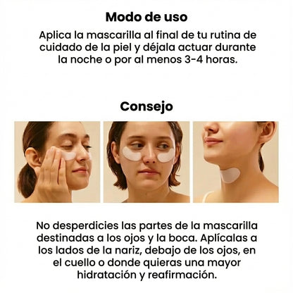 Mascarilla de Bio-Colágeno - Reduce las arrugas después de una sola aplicación